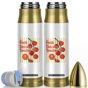 Subtle FDT Bullet Tumbler Fresh Delicious Tomatoes Striped Retro Vintage 80s Subtle FDT