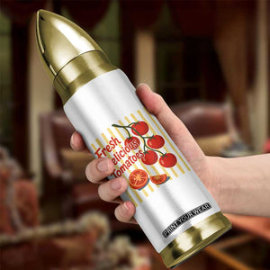 Subtle FDT Bullet Tumbler Fresh Delicious Tomatoes Striped Retro Vintage 80s Subtle FDT