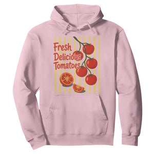 Subtle FDT Hoodie Fresh Delicious Tomatoes Striped Retro Vintage 80s Subtle FDT