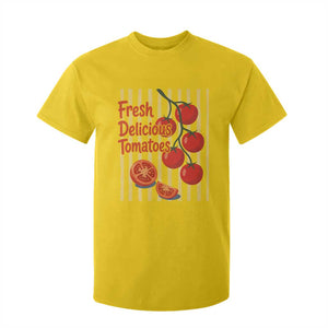 Subtle FDT T Shirt For Kid Fresh Delicious Tomatoes Striped Retro Vintage 80s Subtle FDT