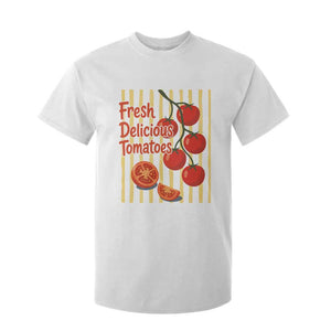Subtle FDT T Shirt For Kid Fresh Delicious Tomatoes Striped Retro Vintage 80s Subtle FDT