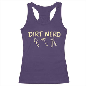 Dirt Nerd Racerback Tank Top Funny Gardening Lover Gardener
