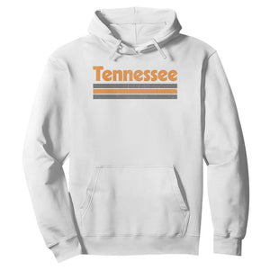 Vintage Tennessee Hoodie Retro Classic TN Orange Print Retro Three Stripe