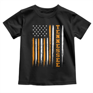 Vintage Tennessee Toddler T Shirt Retro Classic TN Orange Print Retro American Flag