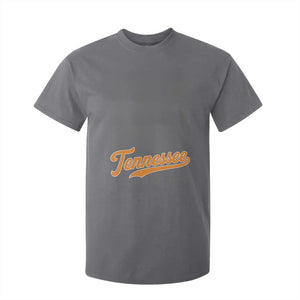 Vintage Tennessee T Shirt For Kid Retro Classic TN Orange Print Retro Baseball American US Flag