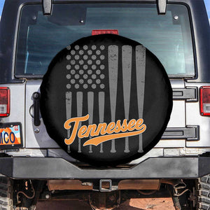 Vintage Tennessee Spare Tire Cover Retro Classic TN Orange Print Retro Baseball American US Flag