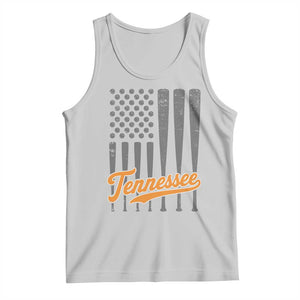 Vintage Tennessee Tank Top Retro Classic TN Orange Print Retro Baseball American US Flag