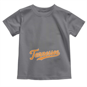 Vintage Tennessee Toddler T Shirt Retro Classic TN Orange Print Retro Baseball American US Flag