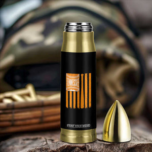 Vintage Tennessee Bullet Tumbler Retro Classic TN Orange Retro Baseball American US Flag