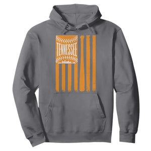 Vintage Tennessee Hoodie Retro Classic TN Orange Retro Baseball American US Flag