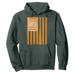 Vintage Tennessee Hoodie Retro Classic TN Orange Retro Baseball American US Flag
