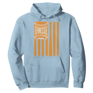 Vintage Tennessee Hoodie Retro Classic TN Orange Retro Baseball American US Flag
