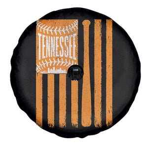 Vintage Tennessee Spare Tire Cover Retro Classic TN Orange Retro Baseball American US Flag