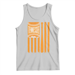 Vintage Tennessee Tank Top Retro Classic TN Orange Retro Baseball American US Flag