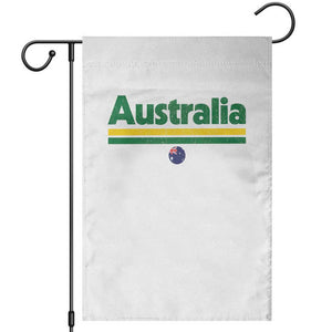 Australia Fan Garden Flag Retro Vintage Flag Green Yellow Country Pride Distressed Graphic