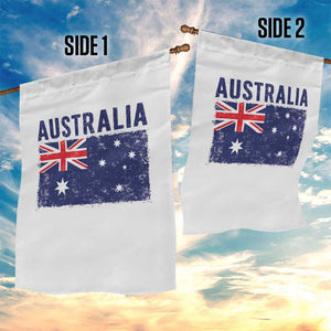 Vintage Australia Flag Garden Flag Distressed Patriotic Country Pride Graphic