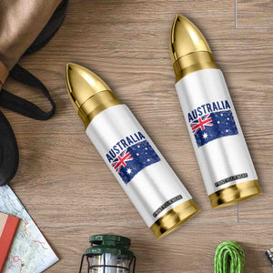 Vintage Australia Flag Bullet Tumbler Distressed Patriotic Country Pride Graphic
