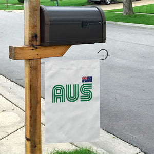 Retro Australia Garden Flag AUS Green Australian Flag Country Pride Graphic