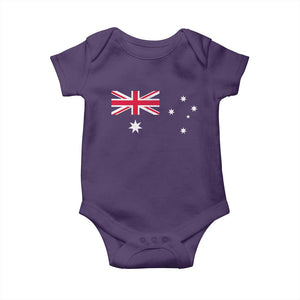Vintage Australian Flag Baby Onesie Australia Distressed Patriotic Southern Cross Country Pride Graphic