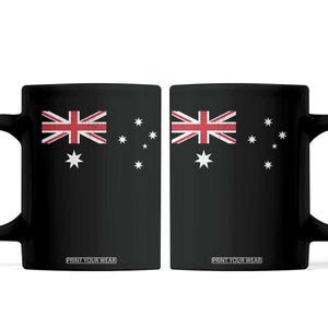 Vintage Australian Flag Coffee Mug Australia Distressed Patriotic Southern Cross Country Pride Graphic