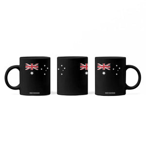 Vintage Australian Flag Coffee Mug Australia Distressed Patriotic Southern Cross Country Pride Graphic