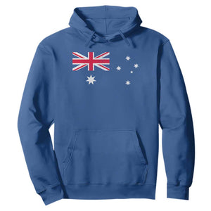 Vintage Australian Flag Hoodie Australia Distressed Patriotic Southern Cross Country Pride Graphic