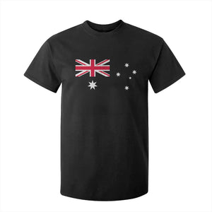 Vintage Australian Flag T Shirt For Kid Australia Distressed Patriotic Southern Cross Country Pride Graphic