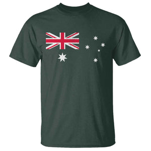 Vintage Australian Flag T Shirt Australia Distressed Patriotic Southern Cross Country Pride Graphic