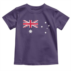 Vintage Australian Flag Toddler T Shirt Australia Distressed Patriotic Southern Cross Country Pride Graphic