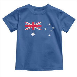 Vintage Australian Flag Toddler T Shirt Australia Distressed Patriotic Southern Cross Country Pride Graphic