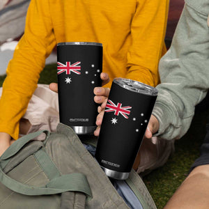 Vintage Australian Flag Tumbler Cup Australia Distressed Patriotic Southern Cross Country Pride Graphic