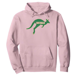 Vintage Kangaroo Australia Hoodie Patriotic Country Pride Graphic Aussie Roo Kangaroo
