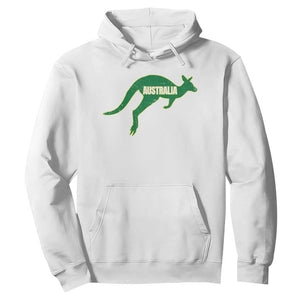 Vintage Kangaroo Australia Hoodie Patriotic Country Pride Graphic Aussie Roo Kangaroo