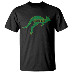Vintage Kangaroo Australia T Shirt Patriotic Country Pride Graphic Aussie Roo Kangaroo