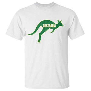 Vintage Kangaroo Australia T Shirt Patriotic Country Pride Graphic Aussie Roo Kangaroo