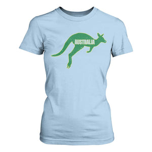 Vintage Kangaroo Australia T Shirt For Women Patriotic Country Pride Graphic Aussie Roo Kangaroo