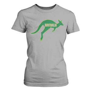 Vintage Kangaroo Australia T Shirt For Women Patriotic Country Pride Graphic Aussie Roo Kangaroo