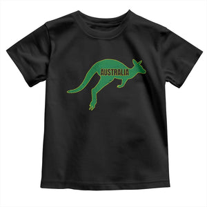 Vintage Kangaroo Australia Toddler T Shirt Patriotic Country Pride Graphic Aussie Roo Kangaroo