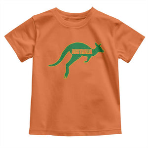 Vintage Kangaroo Australia Toddler T Shirt Patriotic Country Pride Graphic Aussie Roo Kangaroo