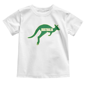 Vintage Kangaroo Australia Toddler T Shirt Patriotic Country Pride Graphic Aussie Roo Kangaroo