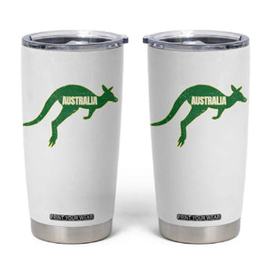 Vintage Kangaroo Australia Tumbler Cup Patriotic Country Pride Graphic Aussie Roo Kangaroo