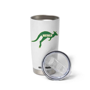 Vintage Kangaroo Australia Tumbler Cup Patriotic Country Pride Graphic Aussie Roo Kangaroo