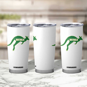 Vintage Kangaroo Australia Tumbler Cup Patriotic Country Pride Graphic Aussie Roo Kangaroo