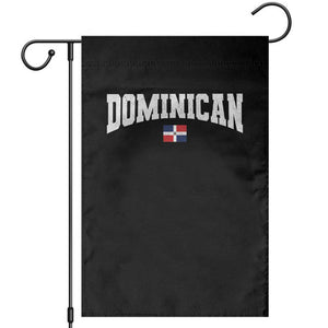 Vintage Dominican Republic Flag Garden Flag Retro Varsity Caribbean Pride Heritage Gift TS10 Black Print Your Wear