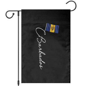 Barbados Flag Garden Flag Elegant Barbados Pride Patriotic Island Heritage Gift TS10 Black Print Your Wear