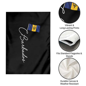 Barbados Flag Garden Flag Elegant Barbados Pride Patriotic Island Heritage Gift TS10 Print Your Wear