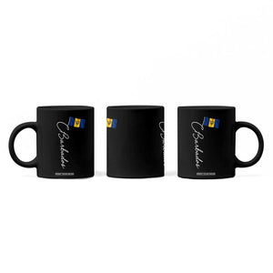 Barbados Flag Coffee Mug Elegant Barbados Pride Patriotic Island Heritage Gift TS10 Print Your Wear