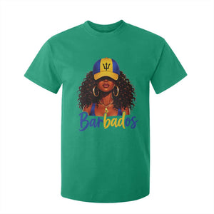 Bajan Girl T Shirt For Kid Barbados Flag Caribbean Heritage Pride Graphic Gift TS10 Irish Green Print Your Wear