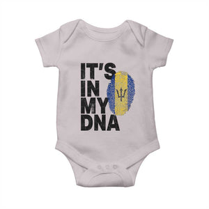 It's In My DNA Barbados Barbadian Baby Onesie Pride Heritage Patriotic Gift TS10 Ice Gray Print Your Wear
