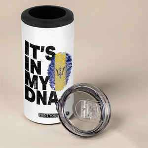 It's In My DNA Barbados Barbadian 4 in 1 Can Cooler Tumbler Pride Heritage Patriotic Gift TS10 Print Your Wear